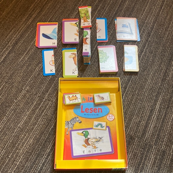 German Language ICH LERNE LESEN Word Building - Picture 2 of 6